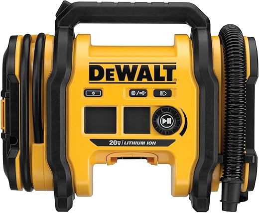 DEWALT 20V MAX Portable Tire Inflator Review: Power & Convenience